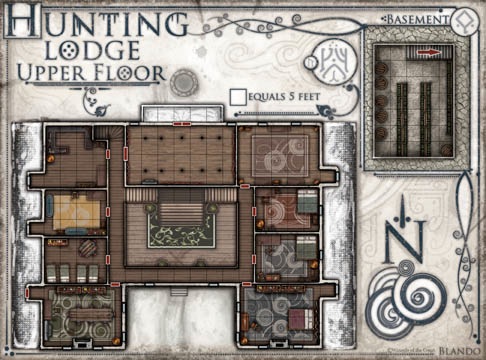 Hoard Of The Dragon Queen Hunting Lodge Map